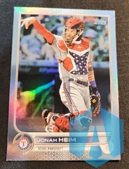 2022 Topps Series 1 Jonah Heim #230 Rainbow Foil Texas Rangers
